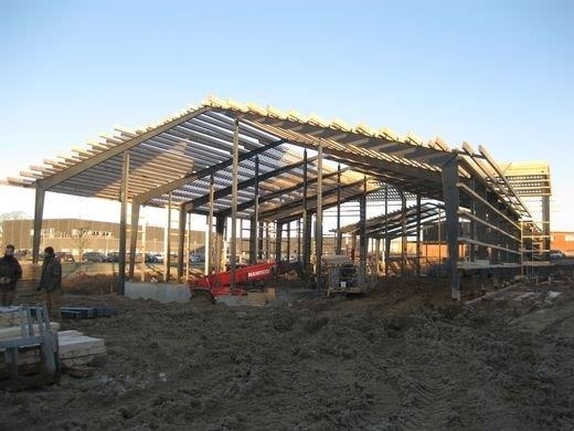 Billede af Opførsel af stor erhvervsbygning for LIK Lighting af Piihl & Søn